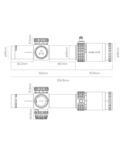 Luneta celownicza Delta Stryker HD 1-10x28 FFP SDOG-1  Delta Optical