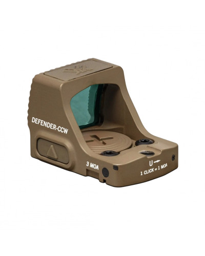 Kolimator VORTEX DEFENDER-CCW 3 MOA TAN