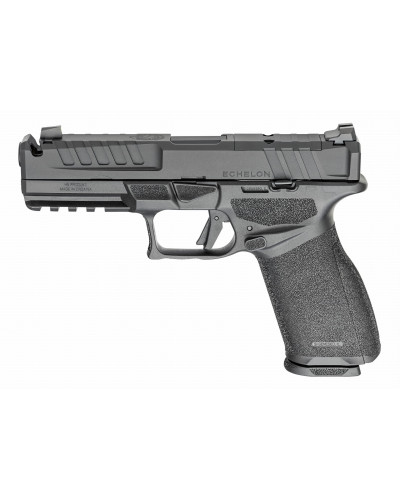 Pistolet HS-Echelon 4,5" Comp CUT kompensator U-Notch Tryt, BLK