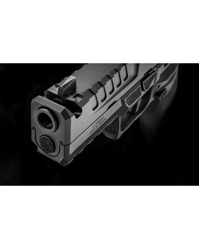 Pistolet HS-Echelon 4,5" Comp CUT kompensator U-Notch Tryt, BLK