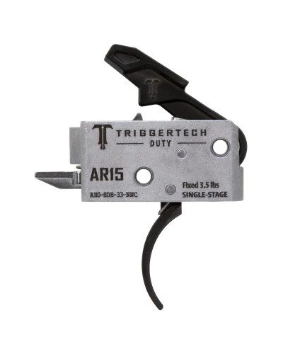 Triggertech - Mechanizm spustowy Duty do AR15- 3,5lbs- Single Stage - Curved - AH0-SDB-33-NNC