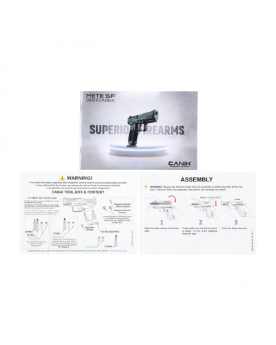 Pistolet Canik METE SF czarny kal. 9x19mm
