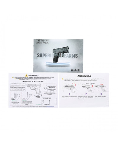 Pistolet Canik METE MC9 czarny/FDE kal.9x19mm