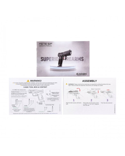 Pistolet Canik METE SF czarny/FDE kal. 9x19mm