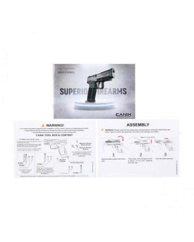 Pistolet Canik METE MC9 LS czarny kal. 9x19mm