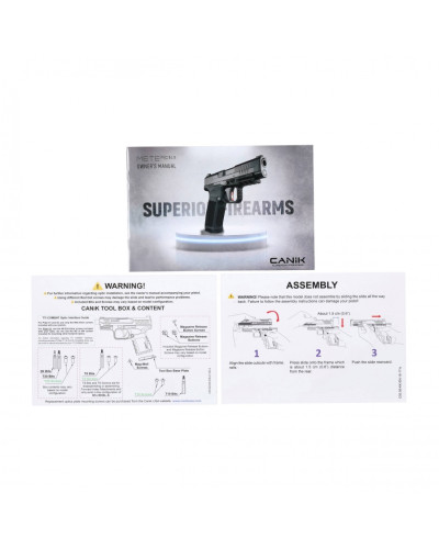 Pistolet Canik METE MC9 LS czarny/FDE Du kal. 9x19mm