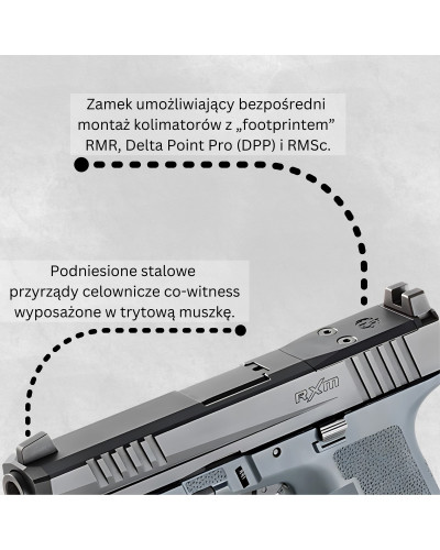 Pistolet Ruger RXM 4" OR