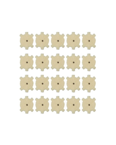 Real Avid - Zestaw przecieraków do bloku ryglowego AR-15 - 20 szt. - AVAR15CP