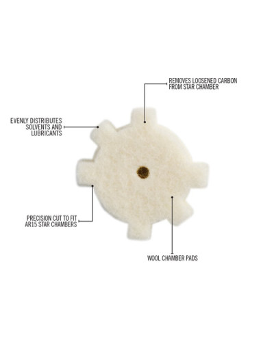 Real Avid - Zestaw przecieraków do bloku ryglowego AR-15 - 20 szt. - AVAR15CP