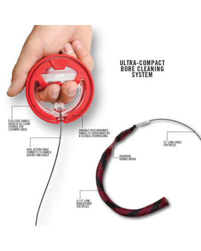 Real Avid - Wycior sznurowy do czyszczenia przewodu lufy Bore Boss - .22 - AVBB22