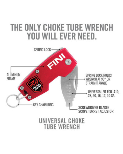 Multitool do broni Real Avid Fini  Universal Choke Wrench - klucz do czoków - AVCWT210