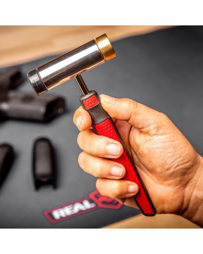 Real Avid - Zestaw wybijaków z młotkiem Accu-Punch Hammer & Roll Pin Punch Set - AVHPS-RP