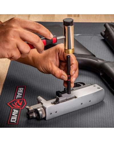 Real Avid - Zestaw wybijaków z młotkiem Accu-Punch Hammer & Roll Pin Punch Set - AVHPS-RP
