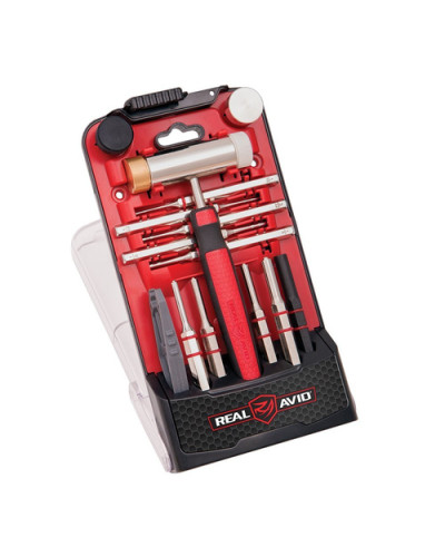 Real Avid - Zestaw wybijaków z młotkiem Accu-Punch Hammer & Roll Pin Punch Set - AVHPS-RP