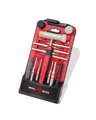 Real Avid - Zestaw wybijaków z młotkiem Accu-Punch Hammer & Roll Pin Punch Set - AVHPS-RP
