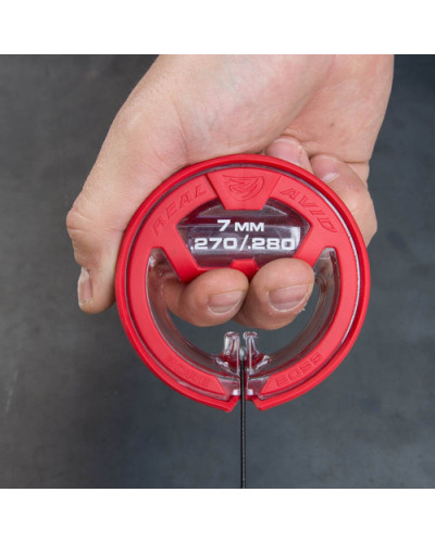 Real Avid - Wycior sznurowy do czyszczenia przewodu lufy Bore Boss - .270/.280/7 mm -AVBB270