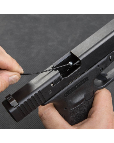 Real Avid - Wycior sznurowy do czyszczenia przewodu lufy Bore Boss - .44/.45 - AVBB45