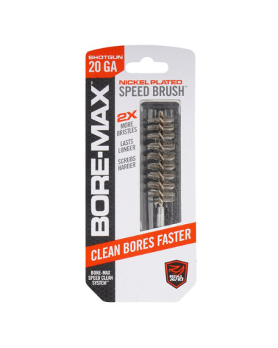 Real Avid - Szczotka do czyszczenia broni Bore-Max Speed Brush - 20 GA - AVBMSB20G