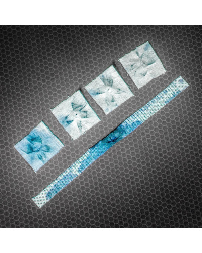 Real Avid - Zestaw przecieraków do broni Bore-Max Speed Jag Patches - 8'' - .22-.30 - 250 szt. - AVBMPATCH8