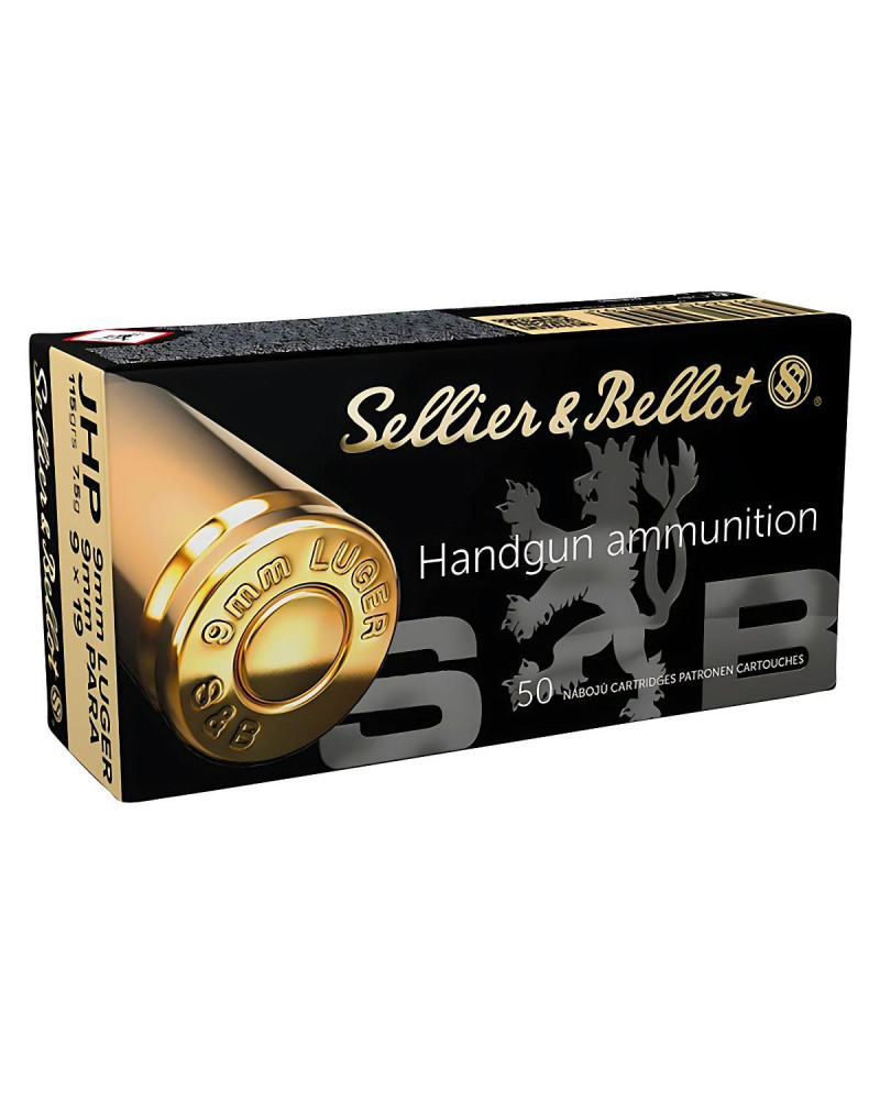 Amunicja S&B kal.9x19 Luger JHP 7.5g (115gr)