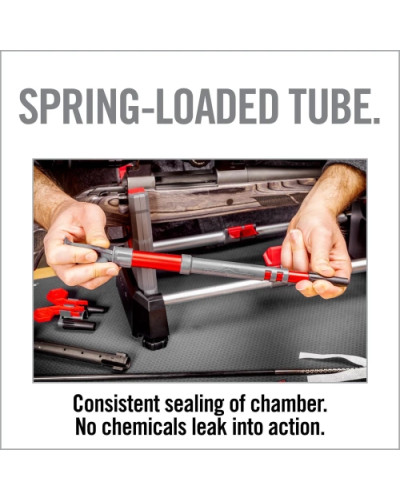 Real Avid - Zestaw do czyszczenia przewodu lufy Smart-Fit Bore Guide - Szary/Czerwony - AVBMBG