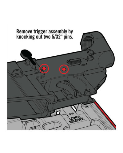 Real Avid - Blok rusznikarski AR-15 Master Bench Block - AVAR15MBB