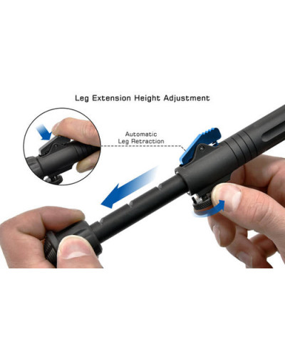 Leapers Dwójnóg Over Bore Picatinny 18-28cm TL-BPOB01-A