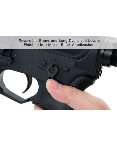 Leapers Bezpiecznik dwustronny 45/90 czarny TLT-TKSLT