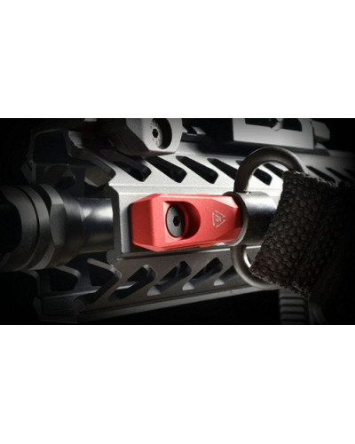 Strike Industries - Montaż zawieszenia Port Link Angled KeyMod / M-LOK QD Mount - Czarny - SI-LINK-AQD-BK