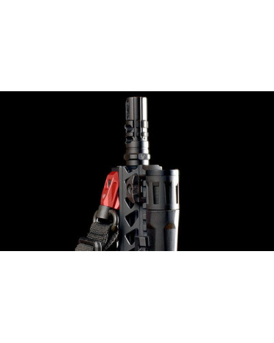 Strike Industries - Montaż zawieszenia Port Link Angled KeyMod / M-LOK QD Mount - Czarny - SI-LINK-AQD-BK