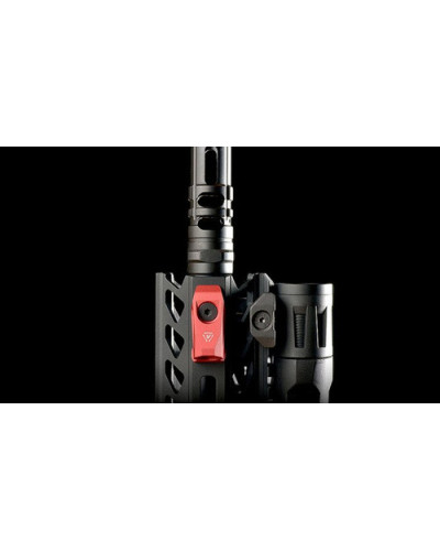 Strike Industries - Montaż zawieszenia Port Link Angled KeyMod / M-LOK QD Mount - Czarny - SI-LINK-AQD-BK