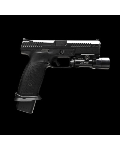 Strike Industries - Powiększony lejek magazynka do pistoletu CZ P-10 F - Czarny - SI-CZP10F-MAGWELL