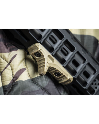 Strike Industries - Chwyt LINK KeyMod / MLOK Polymer Anchor Hand Stop - Flat Dark Earth - SI-LINK-ANCHOR-FDE