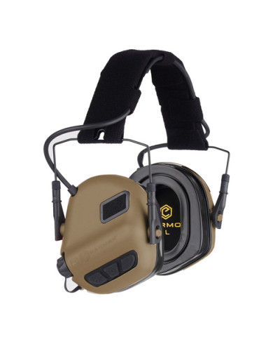 Earmor - Aktywne ochronniki słuchu M31 PLUS - Coyote Brown M31-CB-PLUS