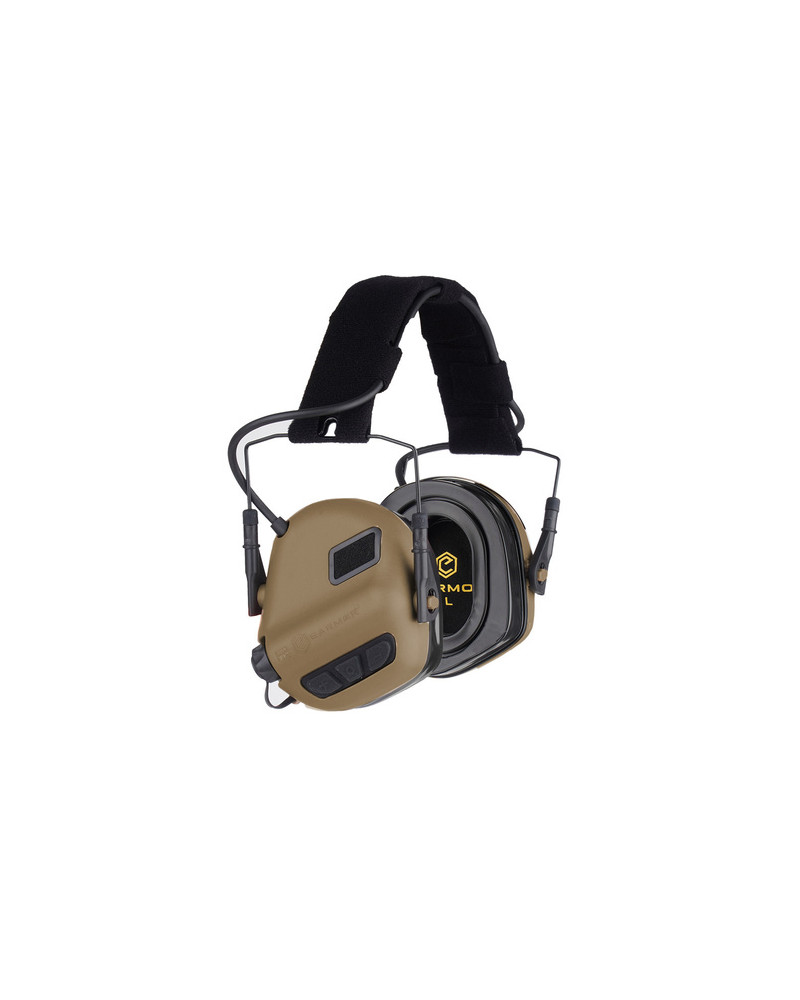 Earmor - Aktywne ochronniki słuchu M31 PLUS - Coyote Brown M31-CB-PLUS