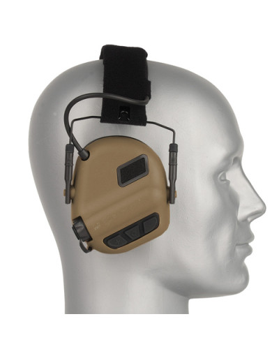 Earmor - Aktywne ochronniki słuchu M31 PLUS - Coyote Brown M31-CB-PLUS