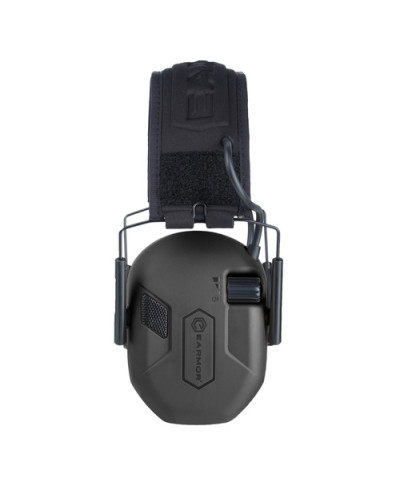 Earmor - Aktywne ochronniki słuchu M300A - Czarne - M300A-BLK
