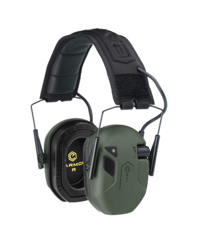 Earmor - Aktywne ochronniki słuchu M300T - NRR 23 dB - Bluetooth 5.4 - Foliage Green - M300T-FG