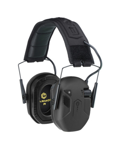 Earmor - Aktywne ochronniki słuchu M300T - NRR 23 dB - Bluetooth 5.4 - Czarne - M300T-BLK