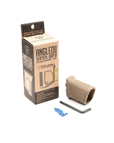 Strike Industries - Chwyt M-LOK Angled Vertical Grip - Short - FDE - SI-AR-CMAG-S