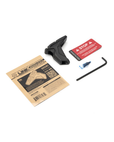 Strike Industries - Chwyt przedni Link Angled HandStop with Cable Management System - M-LOK / KeyMod - Czarny - SI-AR-HSFG-BK