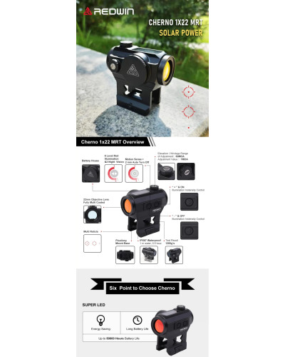 Kolimator REDWIN CHERNO 1x22 MRT