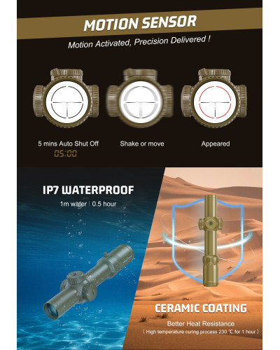Luneta REDWIN WHITEEAGLE 1-10x28 FFP FDE