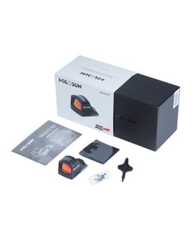 Holosun - Kolimator HS407C X2 Micro Red Dot - Solar Panel - 2 MOA - Czarny - HS407CX2