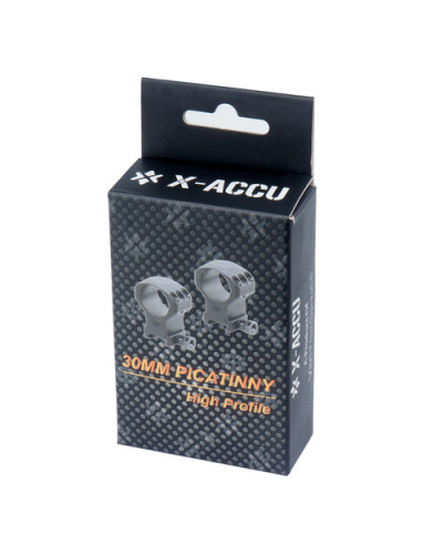Vector Optics - Montaż do lunety dwuczęściowy X-ACCU - Wysoki - 30 mm - Picatinny - XASR-3003