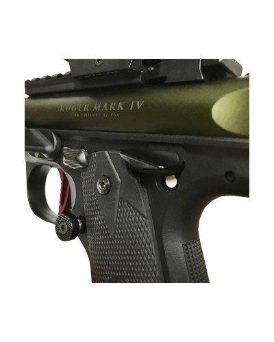 Tandemkross - Cornerstone - Powiększony Bezpiecznik / Podpórka Kciuka - 1911 - Ruger Mark IV 22/45 – Czarny - TK26N0270BLKI