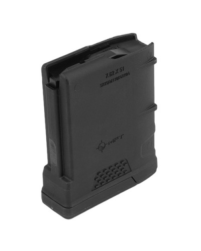 MFT - Magazynek polimerowy Extreme Duty do AR-10A / SR25 / M110 - 7,62x51 mm/.308 - 10 naboi - Czarny - 10EXD762x51-BL