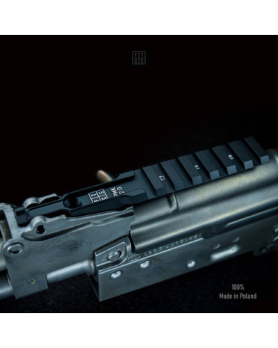 FTCS - Montaż do optyki za szczerbinkę AK PMK 2.0 Picatinny - Czarny H-146 - Nr. 18