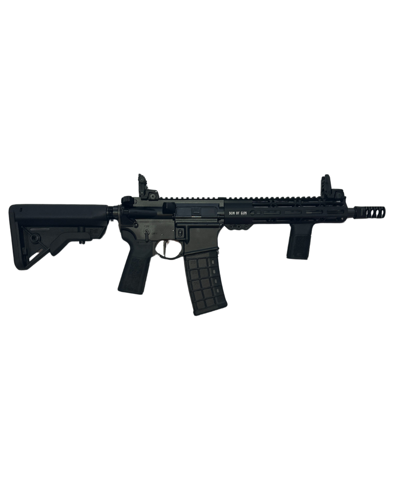 Karabin samopowtarzalny SOG P1 AR-15 10,5" Tłokowy Czarny Kolba i chwyt B5