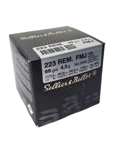 Amunicja S&B kal. 223 Rem. FMJ 4,5g (69gr)